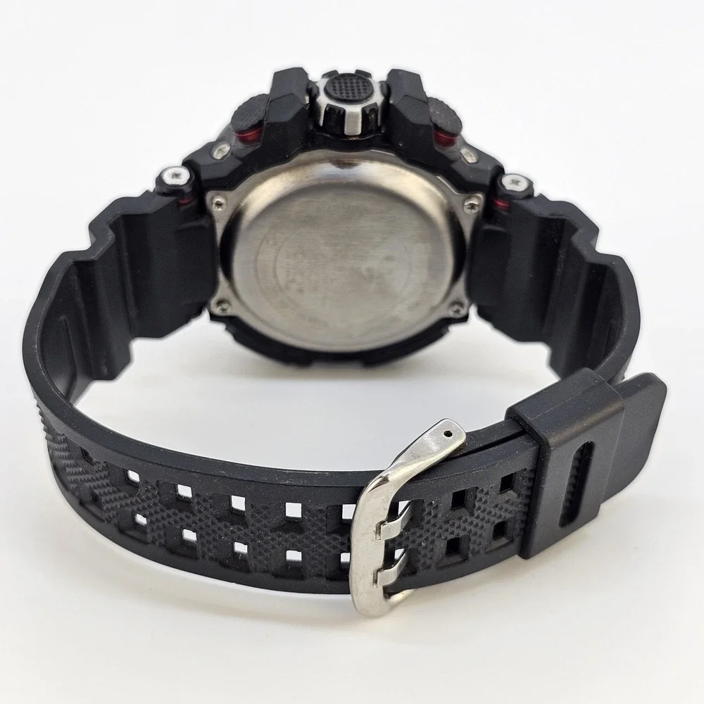 Everlast Sport Digital‎ Men's Watch 52MM Black Case Plastic Bands New Battery
